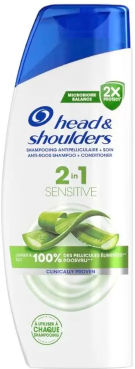 Head & Shoulders Sensitive 2in1 Shampoo & Conditioner Aloë Vera - 3x270ml