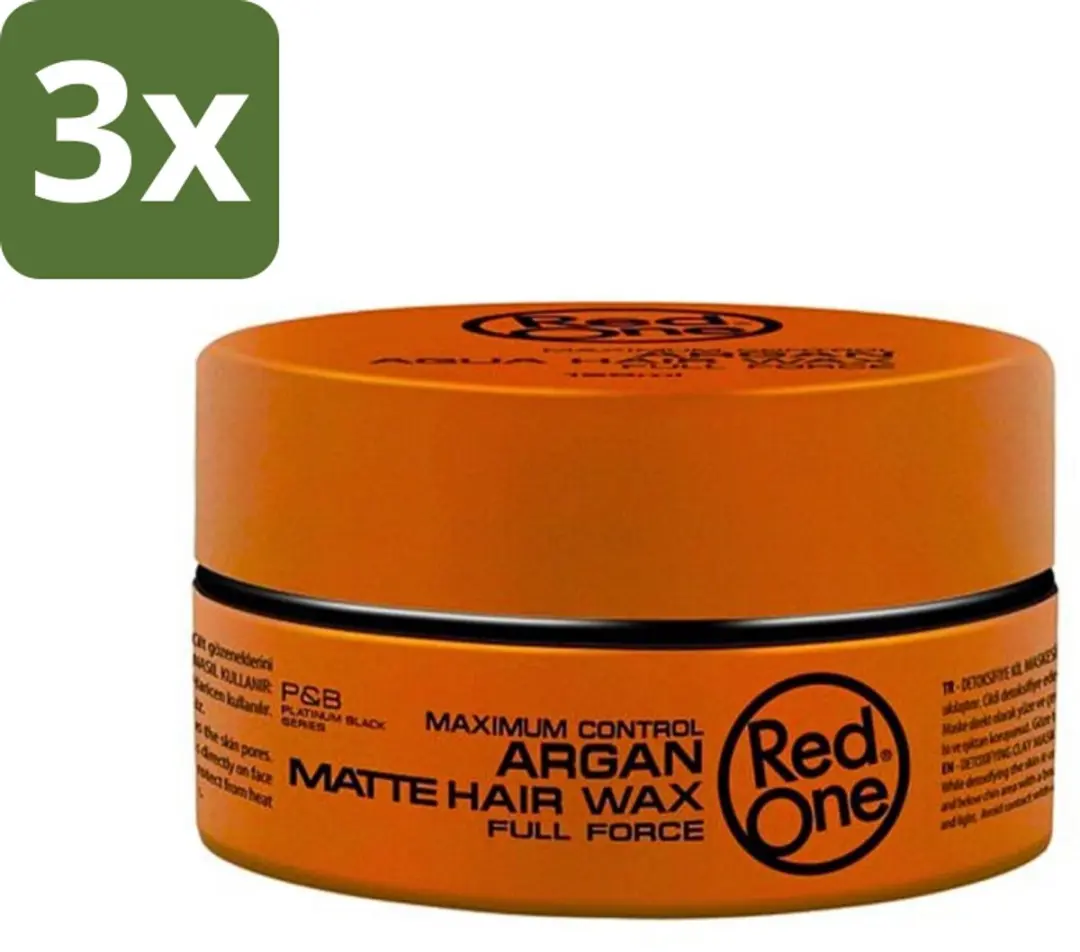 Red One Argan Matte Haarwax 150ml