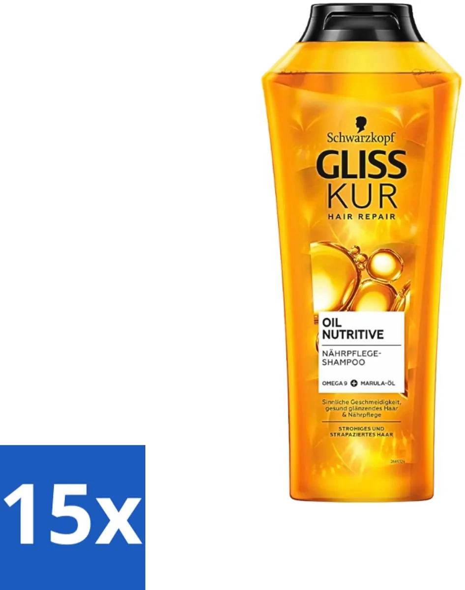 Gliss Kur Oil Nutritive Shampoo 400ml