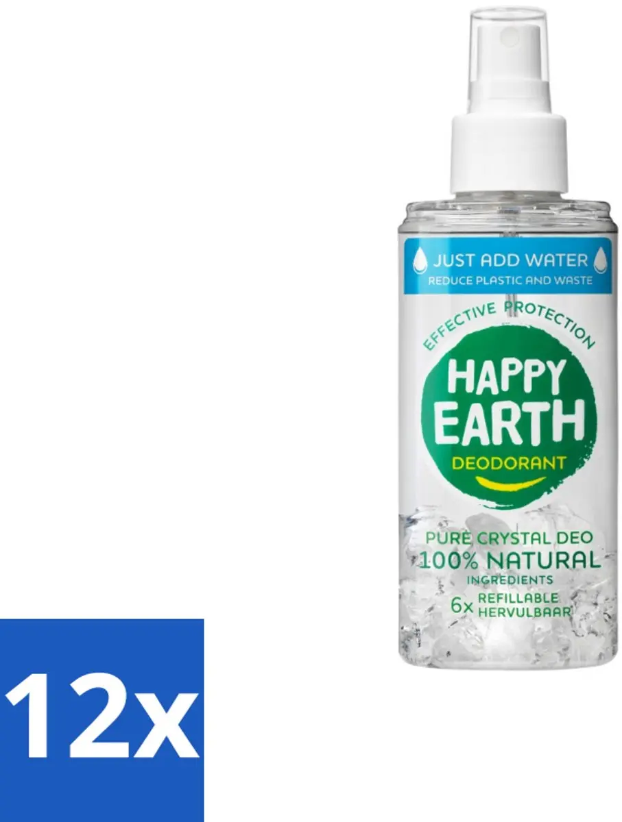 Happy Earth Just-Add-Water Deo Spray Unscented 100ml