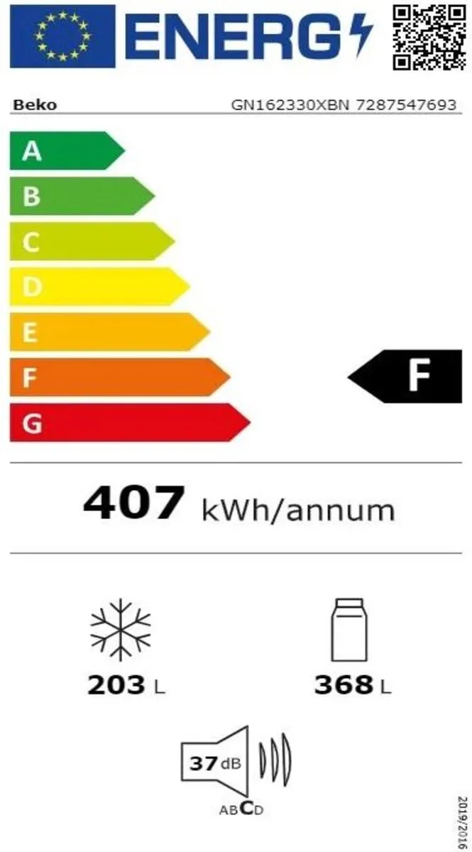 Beko GN162330XBN Amerikaanse Koelkast - 571L NoFrost