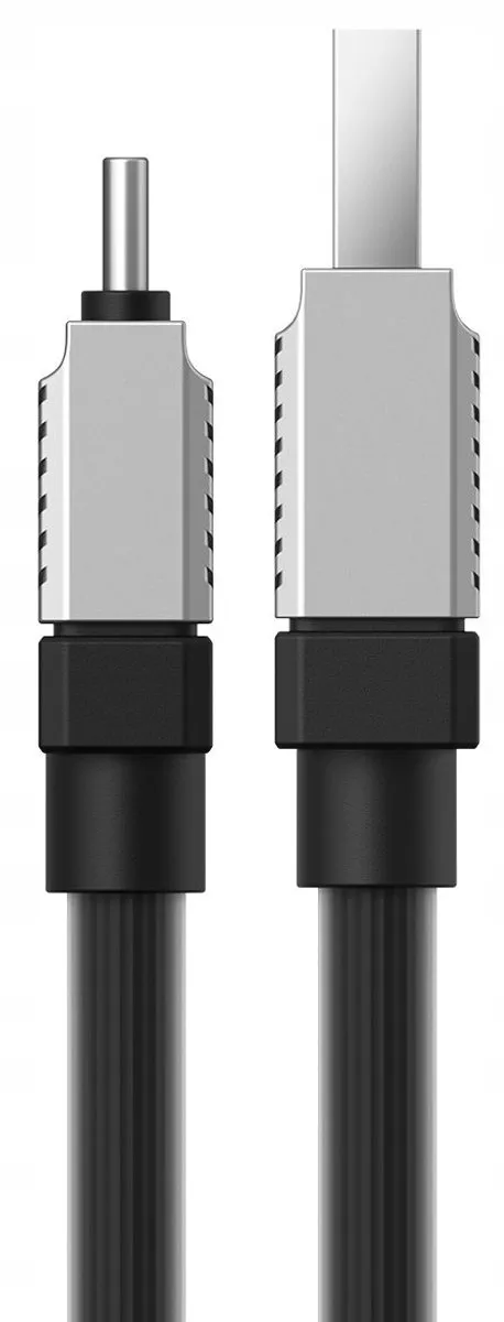 Baseus USB-C-kabel 2m 100W PD - Grijs/Zilver/Zwart