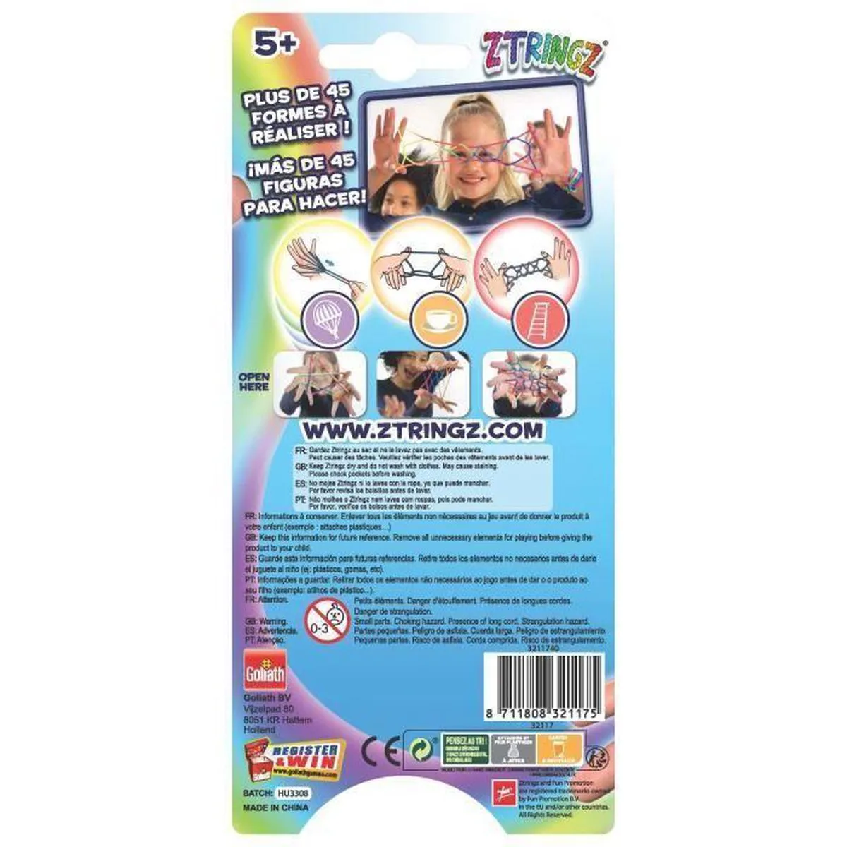 Goliath Ztringz Regenboog Touw - 4752-24 - Multicolor