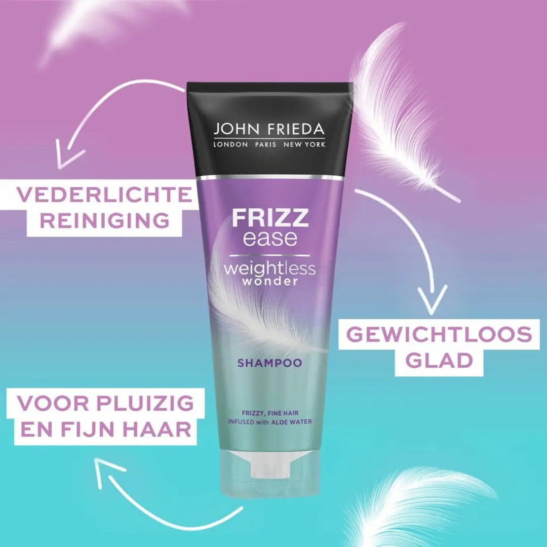 John Frieda Frizz Ease Weightless Wonder Shampoo 250ml - 15 Stuks