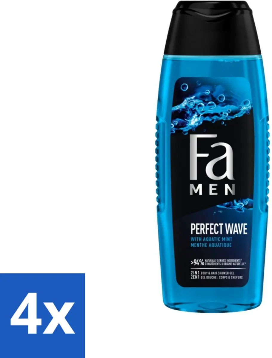 Fa Men Perfect Wave 2-in-1 Douchegel & Shampoo Menthol