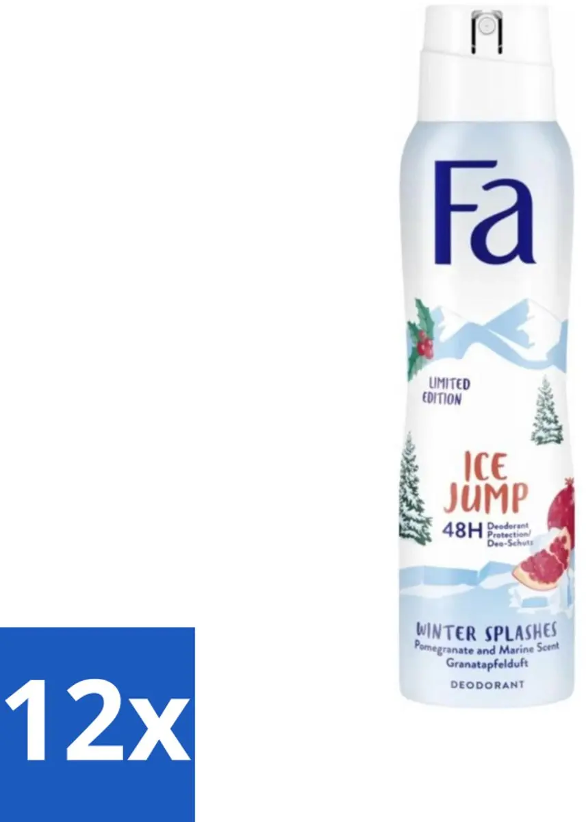 Fa Deodorant Spray Winter Splashes Ice Jump 150ml