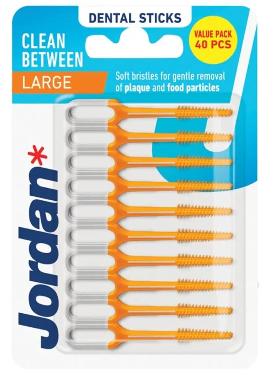 Jordan Sticks Clean Between Large - 400 Stuks
