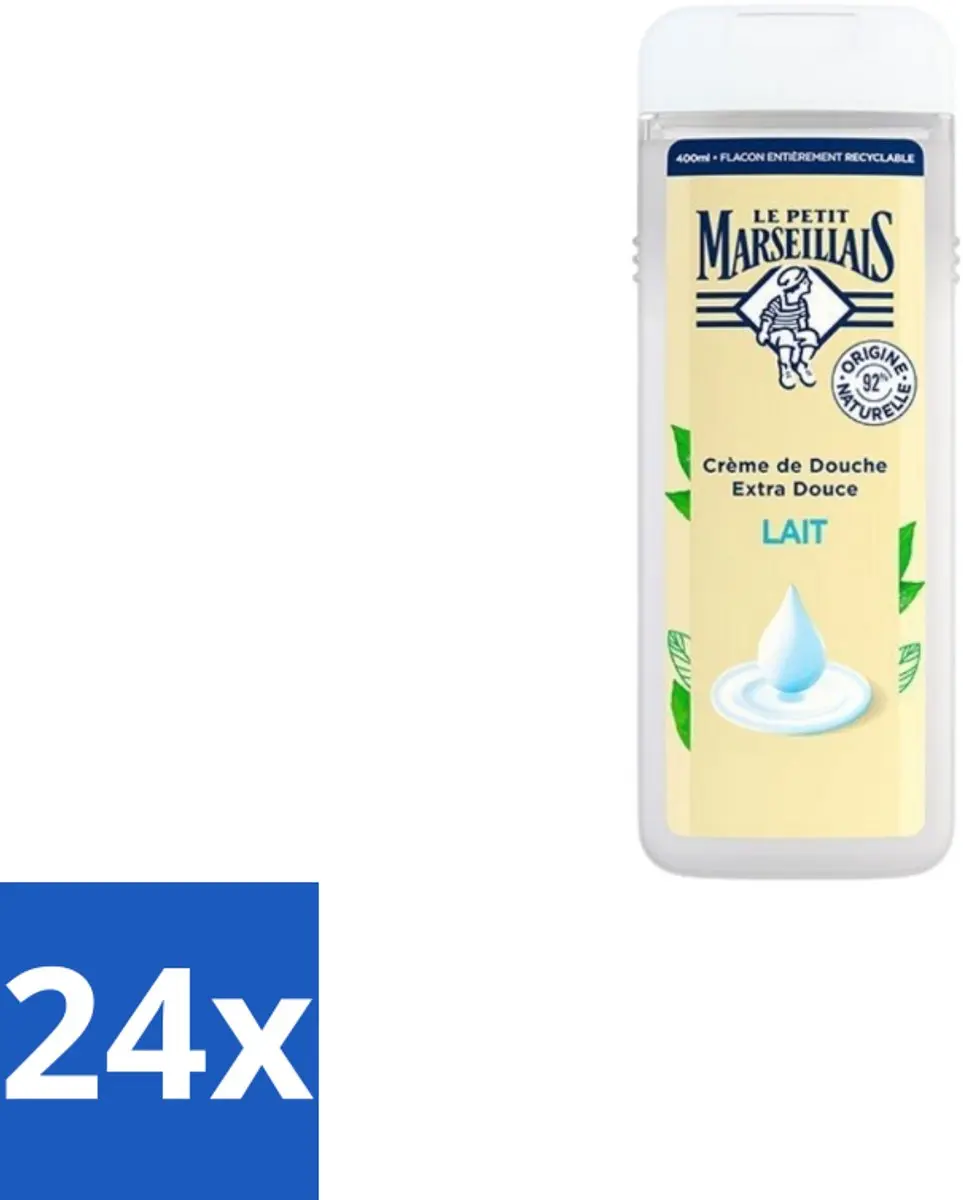 Le Petit Marseillais Douchecrème Lait 400ml