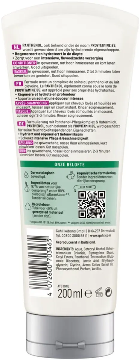 Guhl Panthenol+Repair Masker & Conditioner 250ml - 20 Stuks