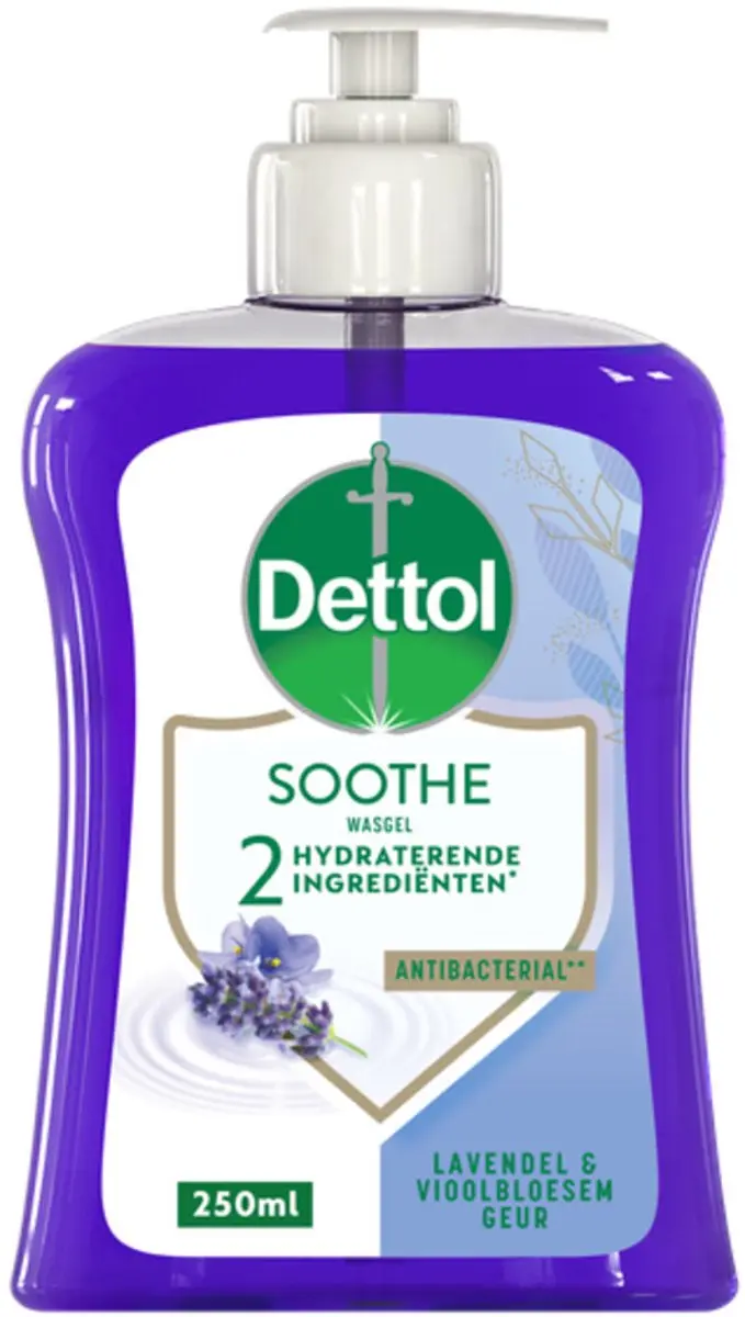 Dettol Handzeep Soothe Lavendel & Vioolbloesem 500ml - 2 Stuks