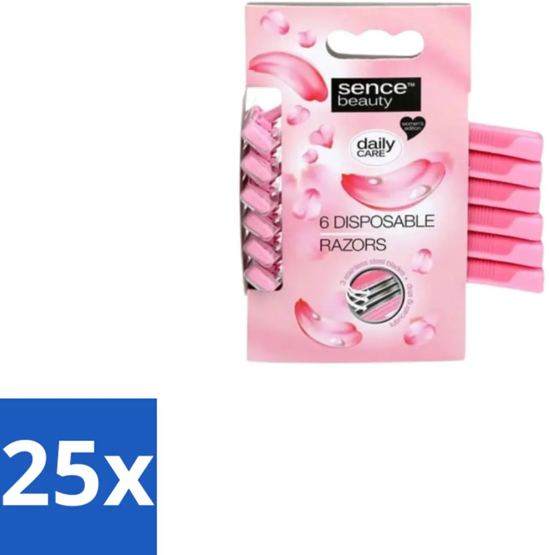 Sence Wegwerpscheermes Comfort Grip 6-delig