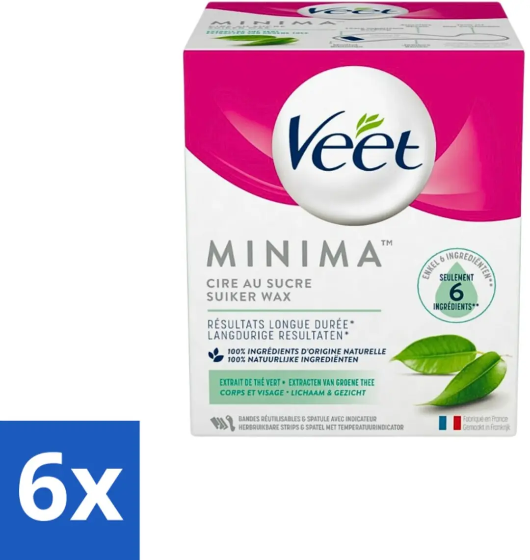 Veet Warme Wax Minima Groene Thee 250ml