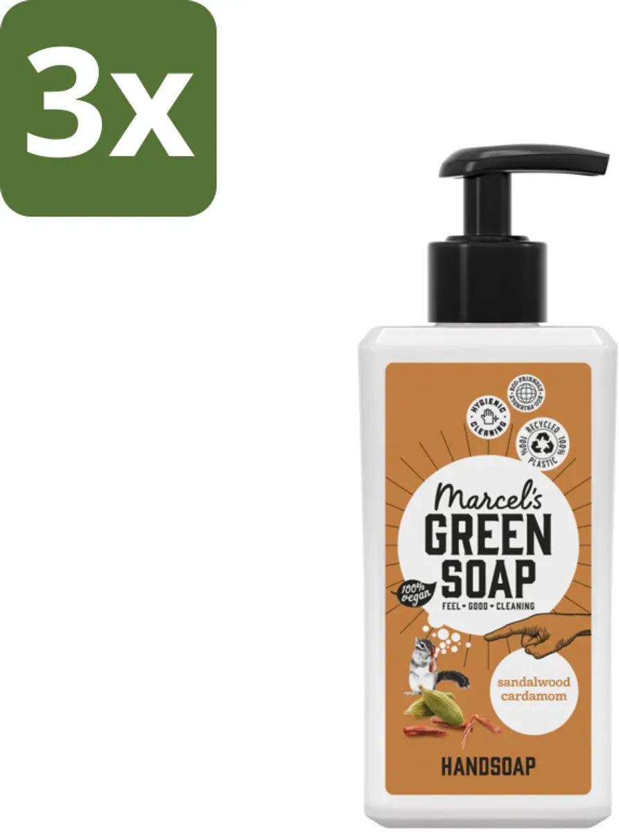 Marcel's Green Soap Handzeep Sandelhout & Kardemom 500ml