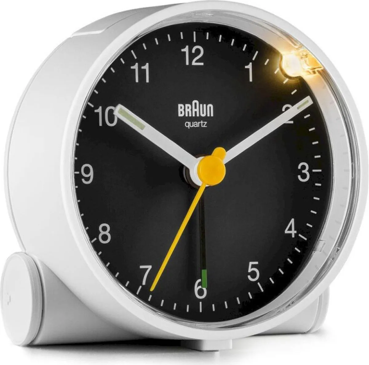 Braun BC01WB Analoog Wekker - Wit/Zwart - afbeelding 6 van 6
