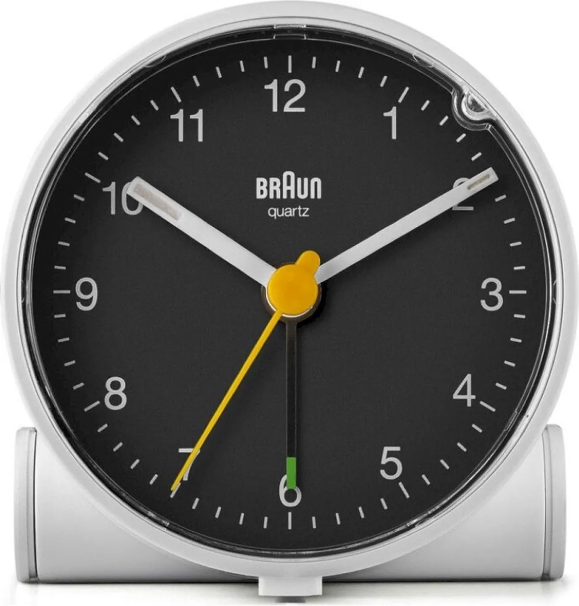Braun BC01WB Analoog Wekker - Wit/Zwart