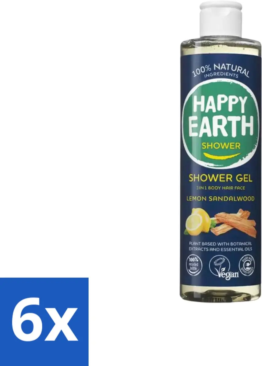 Happy Earth Men Protect Douchegel 300ml