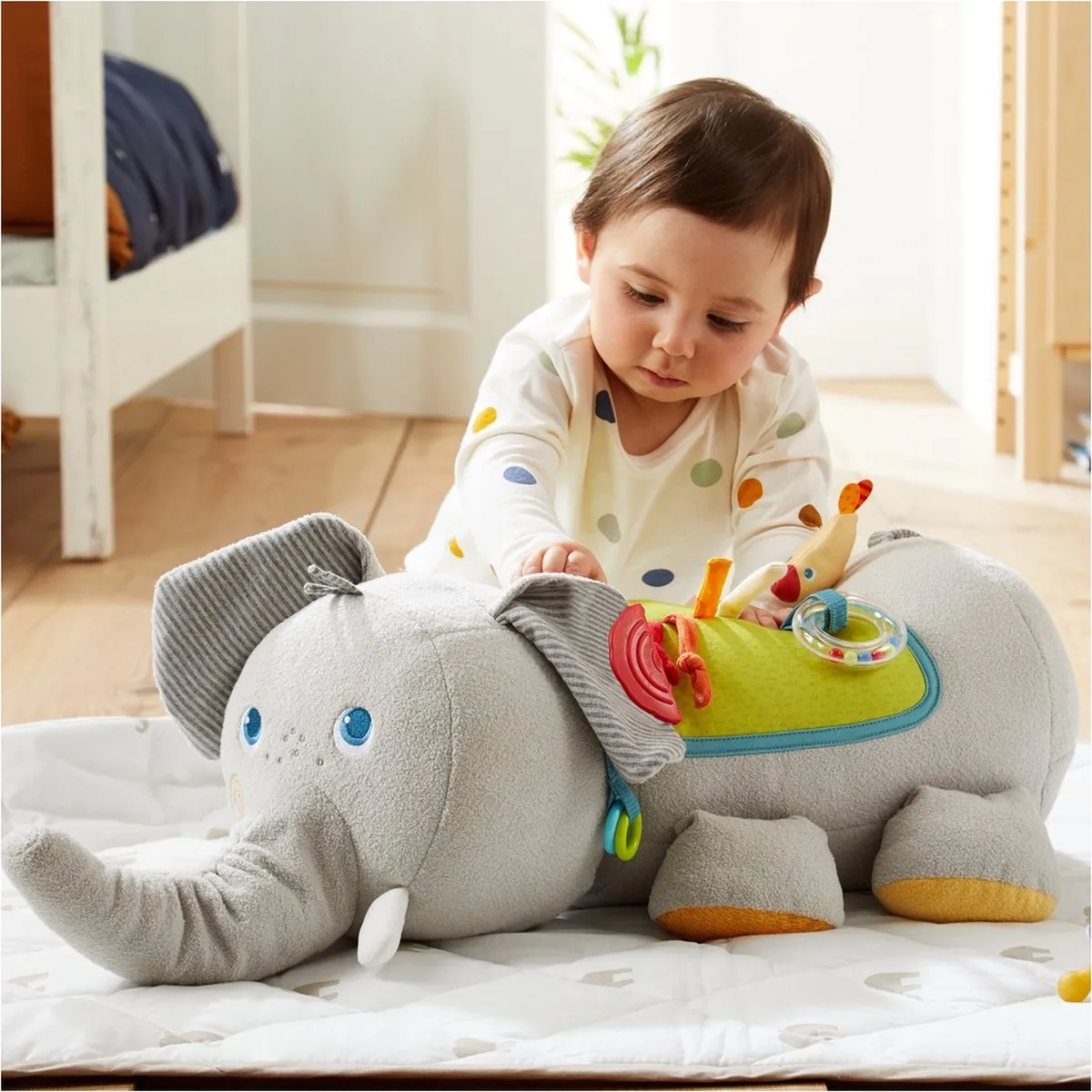 Haba Kruiprol Olifant Multicolor