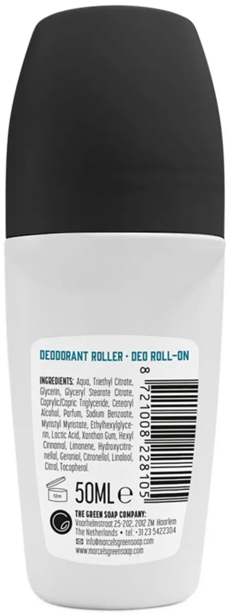 Marcel's Green Soap Deodorant Roller Mimosa & Blackcurrant 50ml - 24 Stuks