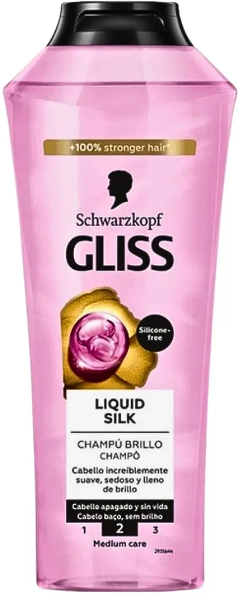 Gliss Kur Shampoo Liquid Silk 400ml - 6 Stuks