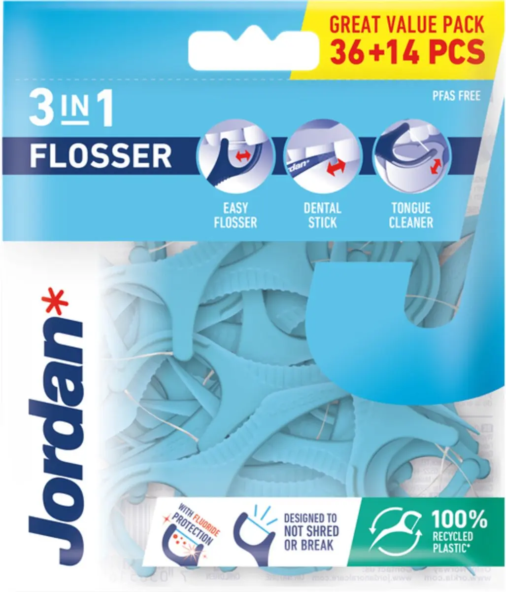 Jordan Flosser 3-in-1 - 35 Stuks (7x5)