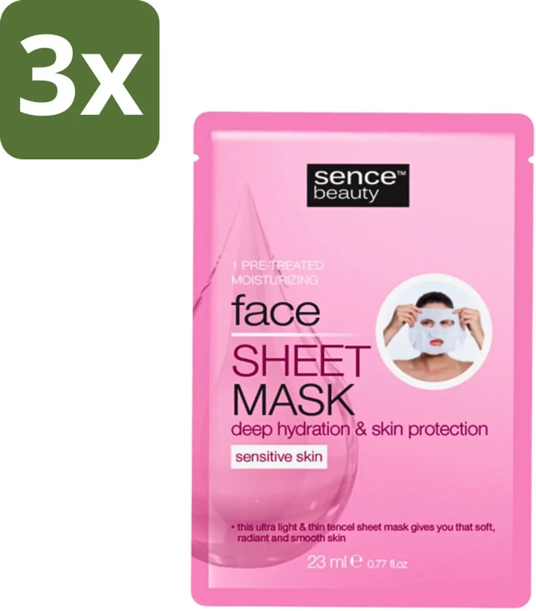 Sence Tencel Gezichtsmasker Hydraterend