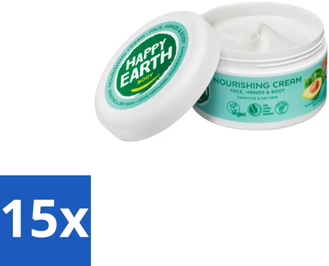Happy Earth Voedende Crème 200ml
