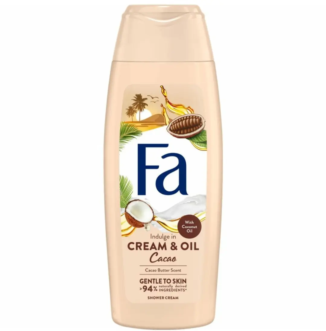 Fa Cream & Oil Cacao Douchecrème 500ml - 2 Stuks