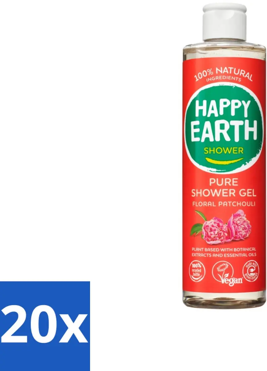 Happy Earth Douchegel Patchouli 300ml