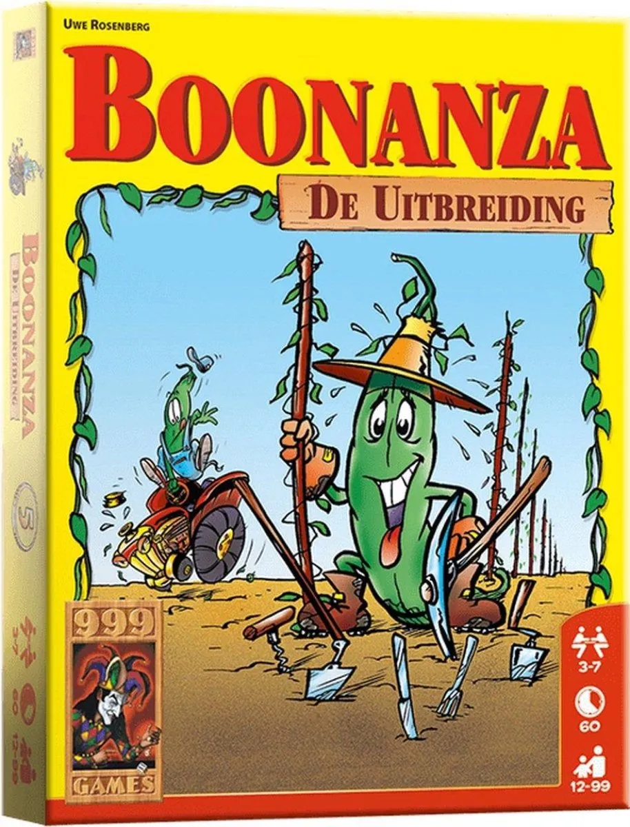 999 Games Boonanza: De Uitbreiding Kaartspel - 3-7 Spelers