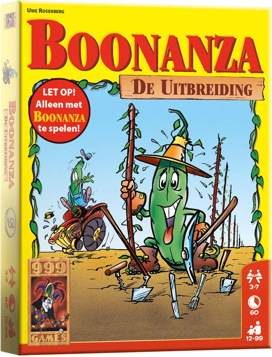 999 Games Boonanza: De Uitbreiding Kaartspel - 3-7 Spelers