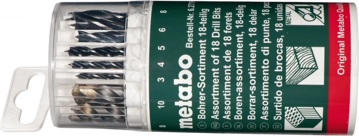 Metabo 18-delige Borenset 627190000