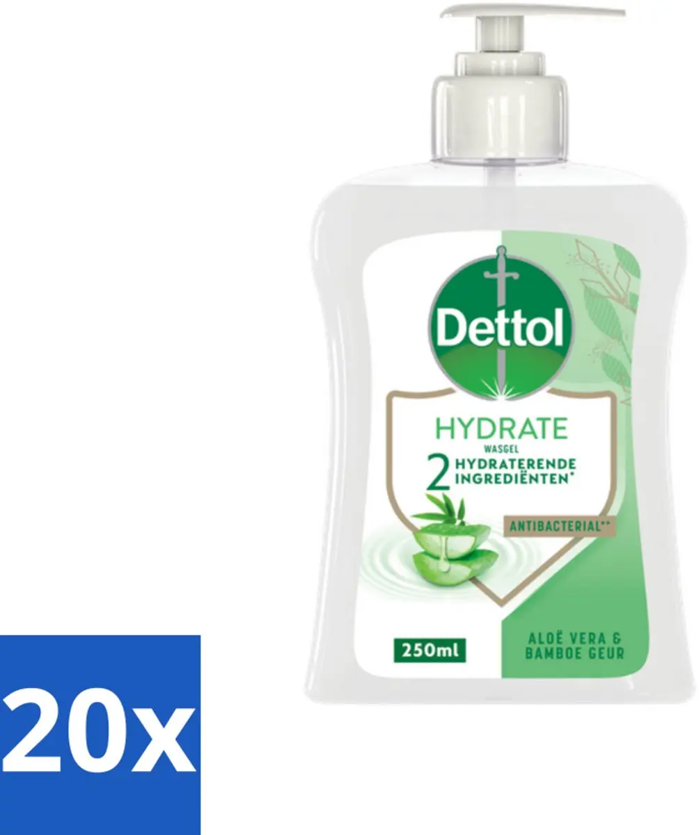 Dettol Handzeep Hydrate Aloë Vera & Bamboe 250ml