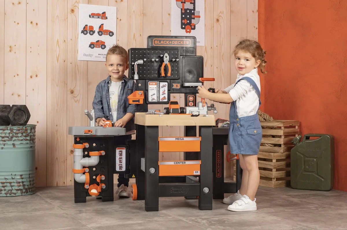 Smoby Black & Decker Mega Center Speelgoedwerkbank