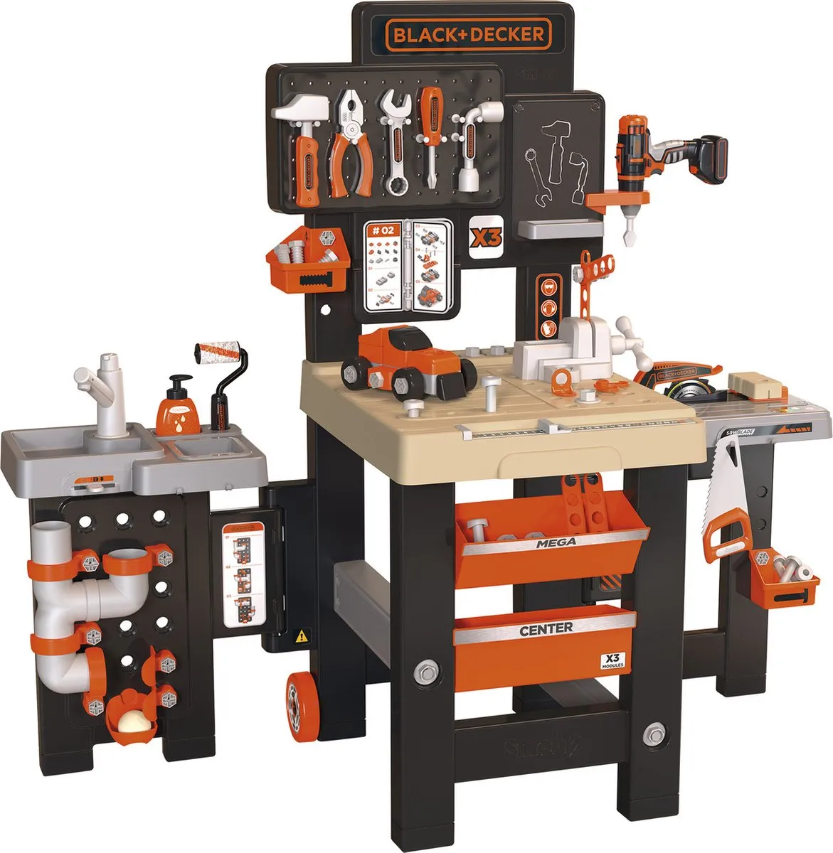 Smoby Black & Decker Mega Center Speelgoedwerkbank