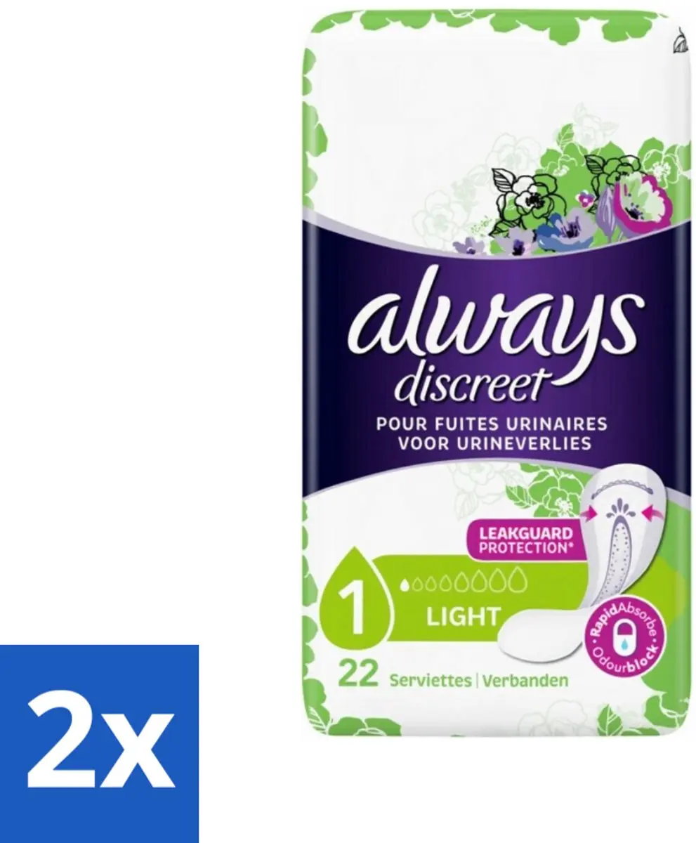 Always Discreet Maandverband Lichte Bescherming