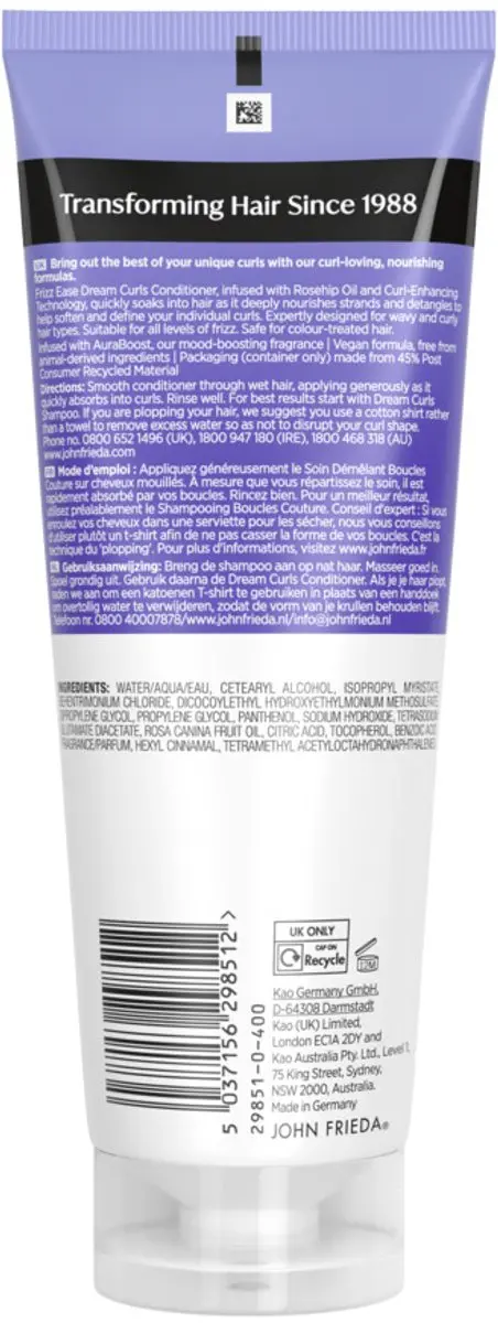 John Frieda Frizz Ease Dream Curls Conditioner