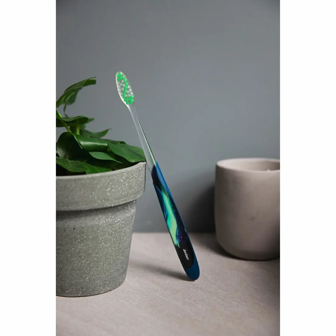 Jordan Tandenborstel Individual Clean Medium - Blauw/Pastel