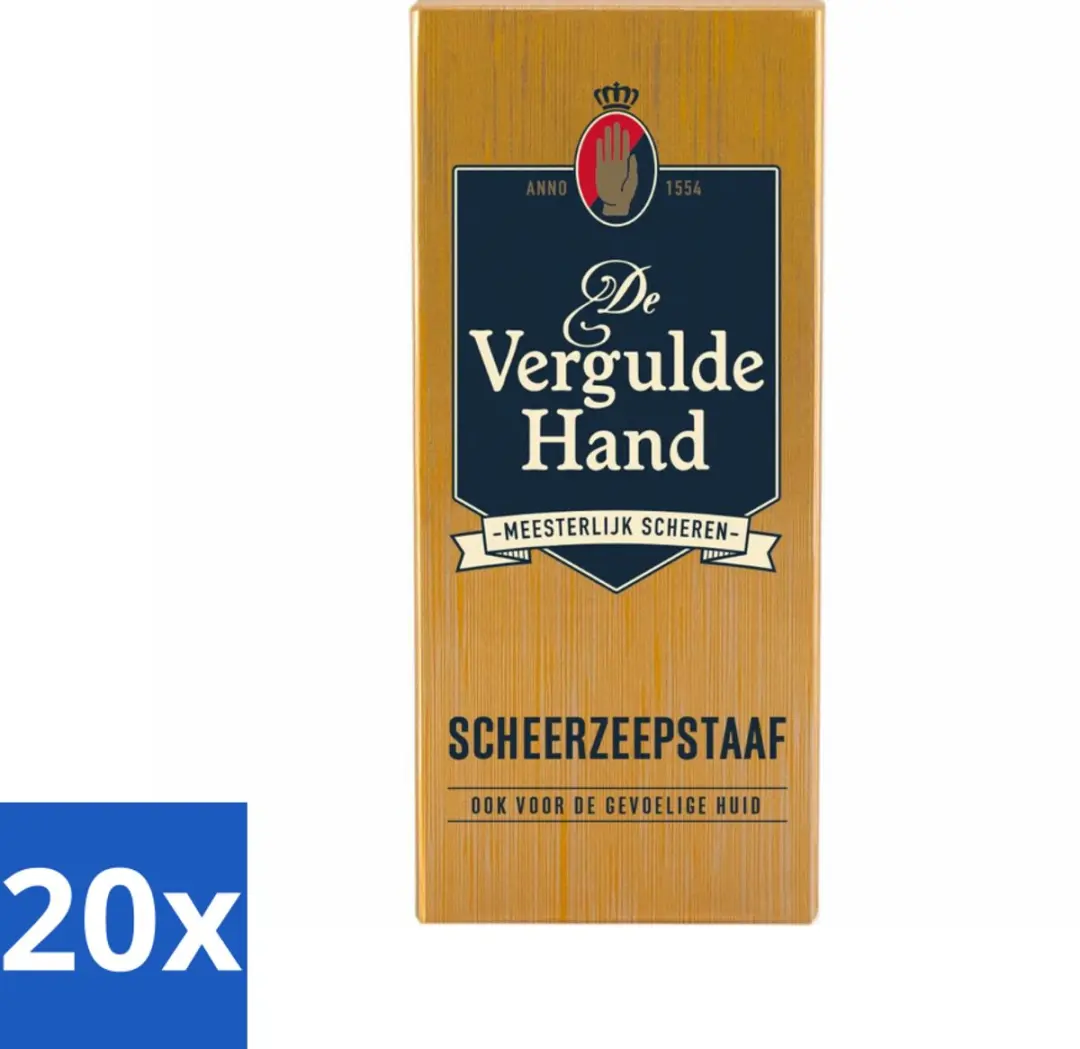 Vergulde Hand Scheerzeepstaaf 75g
