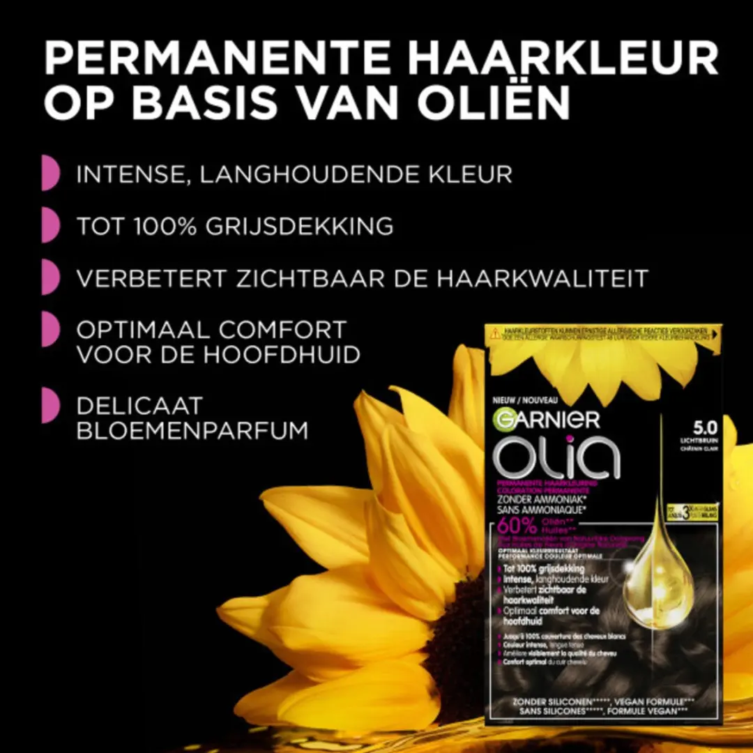 Garnier Olia 5.3 Licht Goudbruin Haarkleuring - 24 Stuks