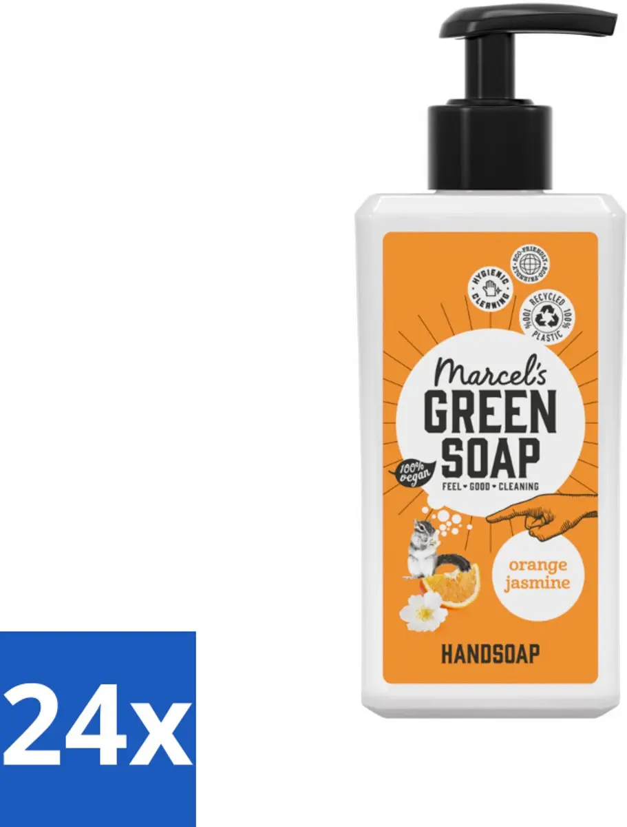Marcel's Green Soap Handzeep Sinaasappel & Jasmijn 250ml