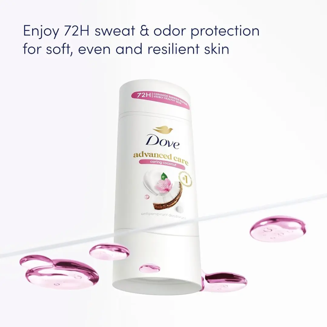 Dove Advanced Care Coconut Anti-Transpirant Stick 2x147g