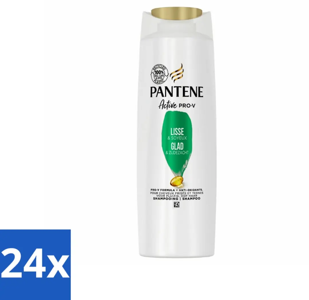 Pantene Glad & Zijdezacht Shampoo 24x225ml