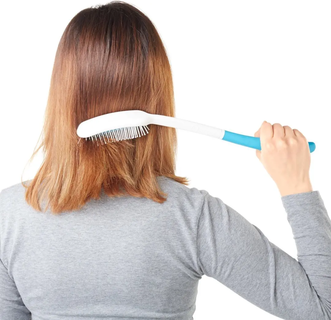Vitility Ergonomische Borstel - Zwart - afbeelding 6 van 6