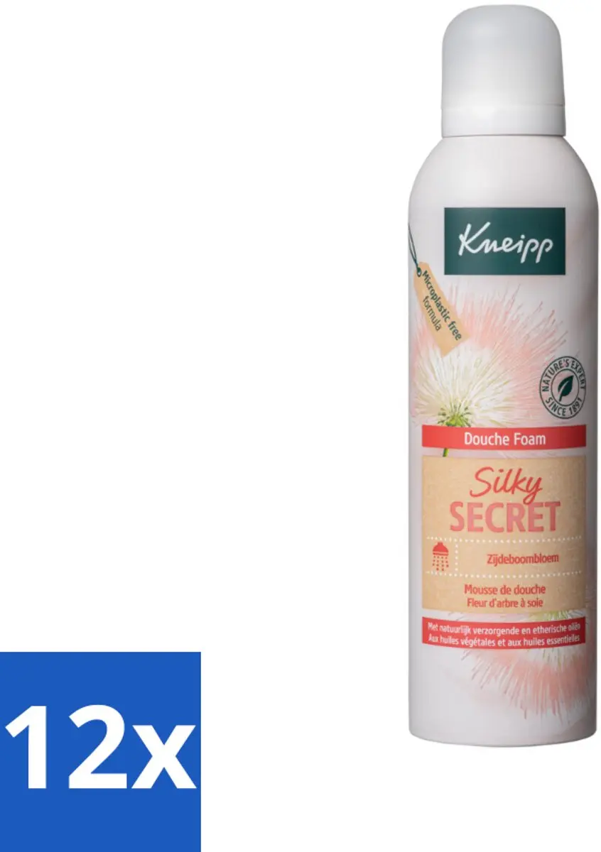Kneipp Silky Secret Douche Schuim Zijdeboombloesem 200ml