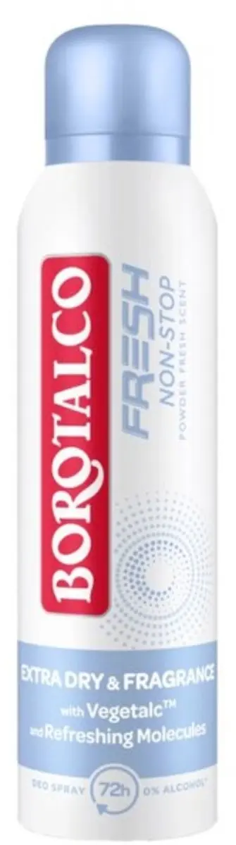 Borotalco Deodorant Spray Fresh Non-Stop 150ml - 3 Stuks