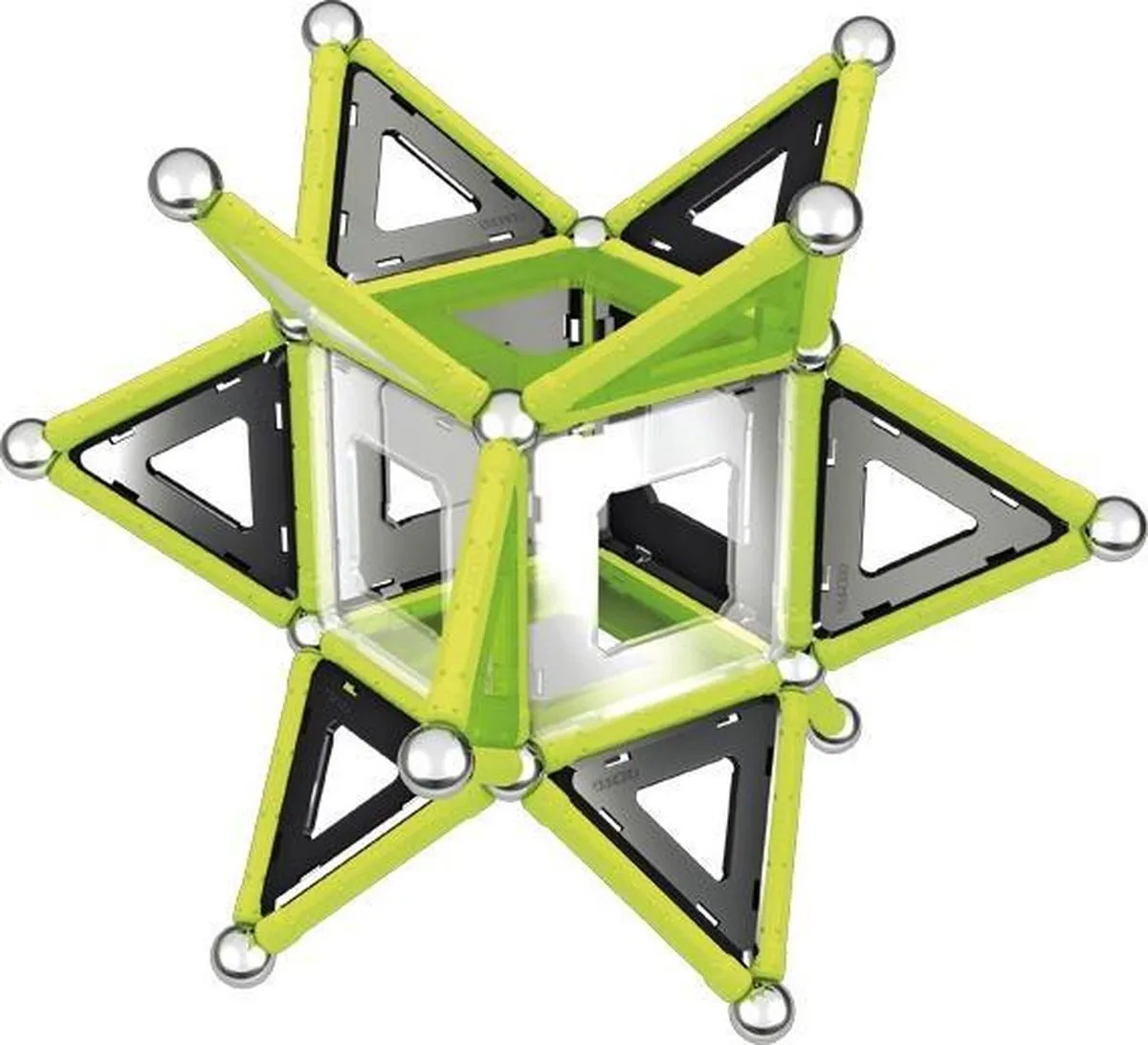 Geomag Glow 104-delige Set - Lichtgroen