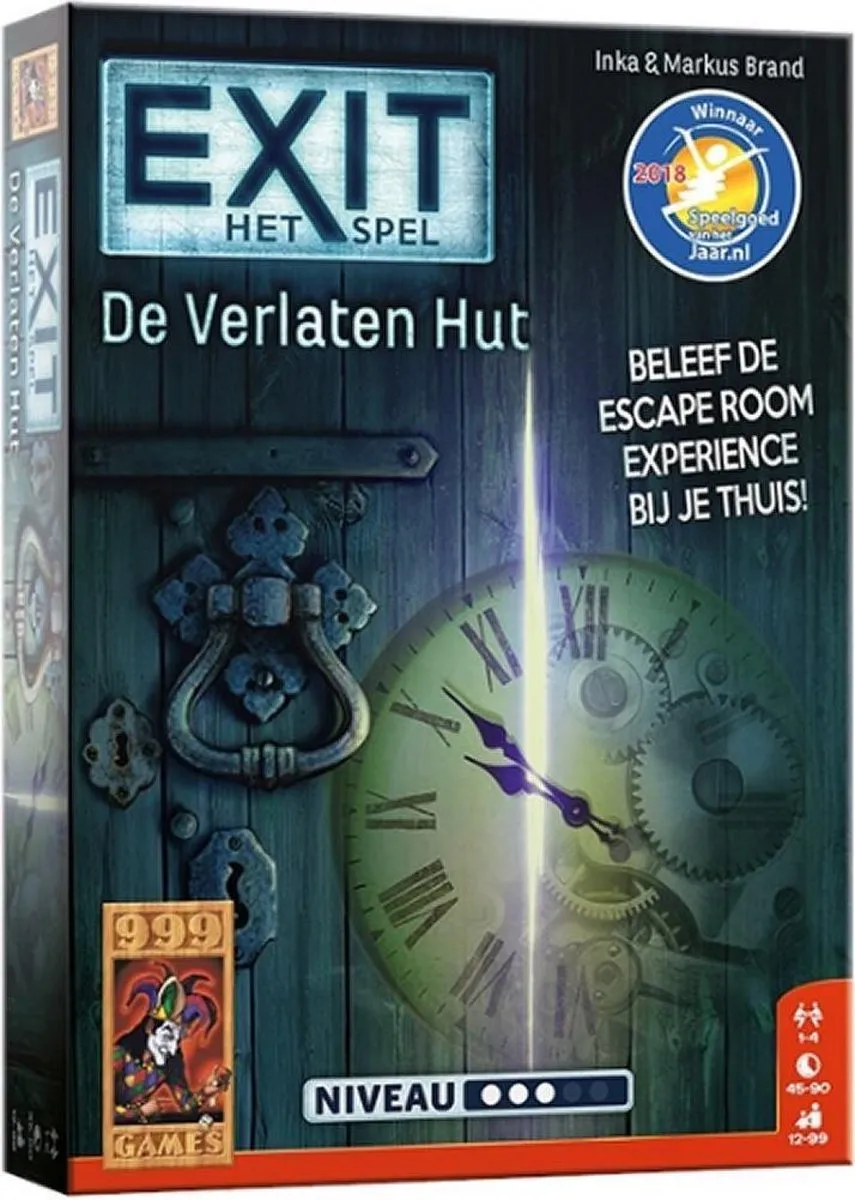 999 Games EXIT De Verlaten Hut - Escape Room Spel 999-EXI01