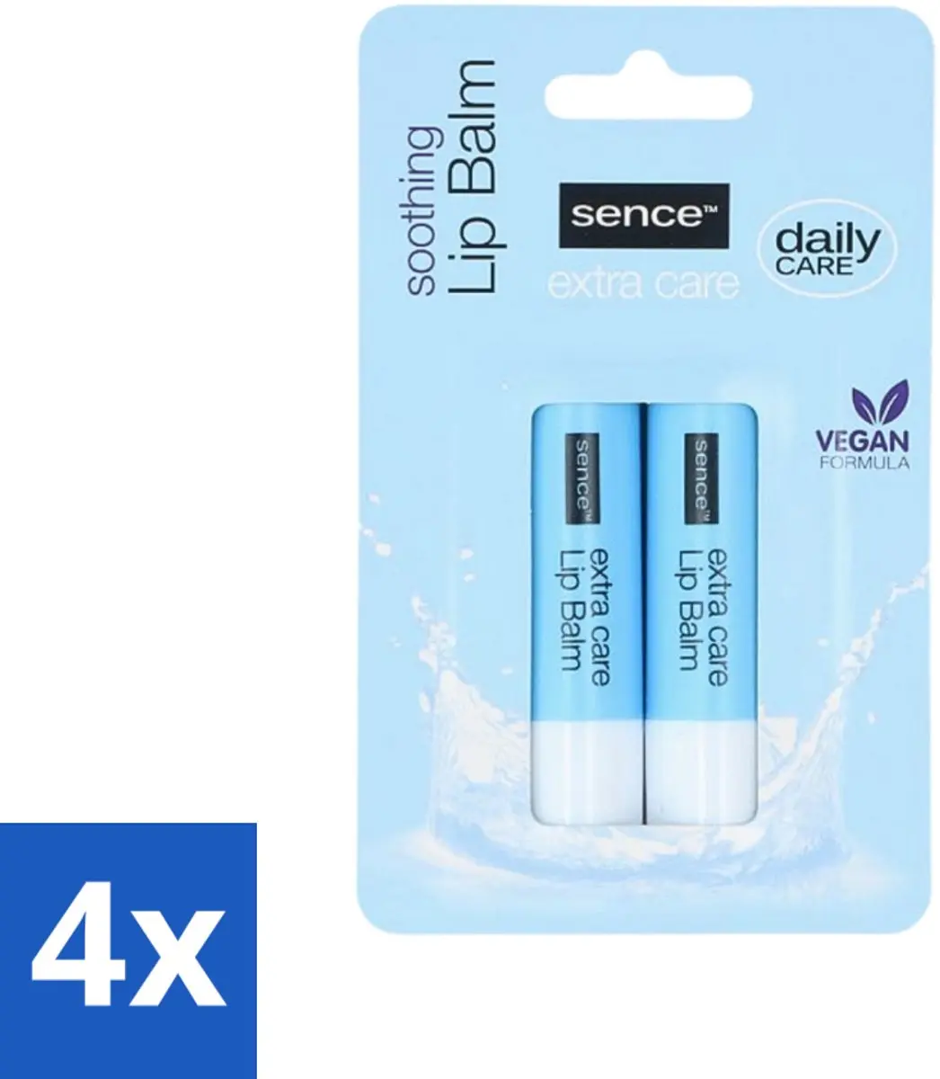 Sence Lippenbalsem Hydro Shock Blauw - 38g (4x9.6g)