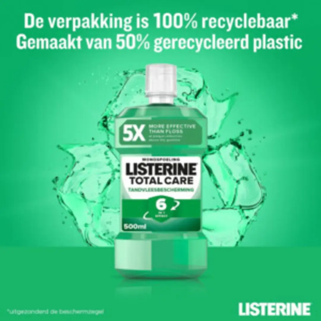 Listerine Total Care Mondwater 1500ml - 3 Stuks