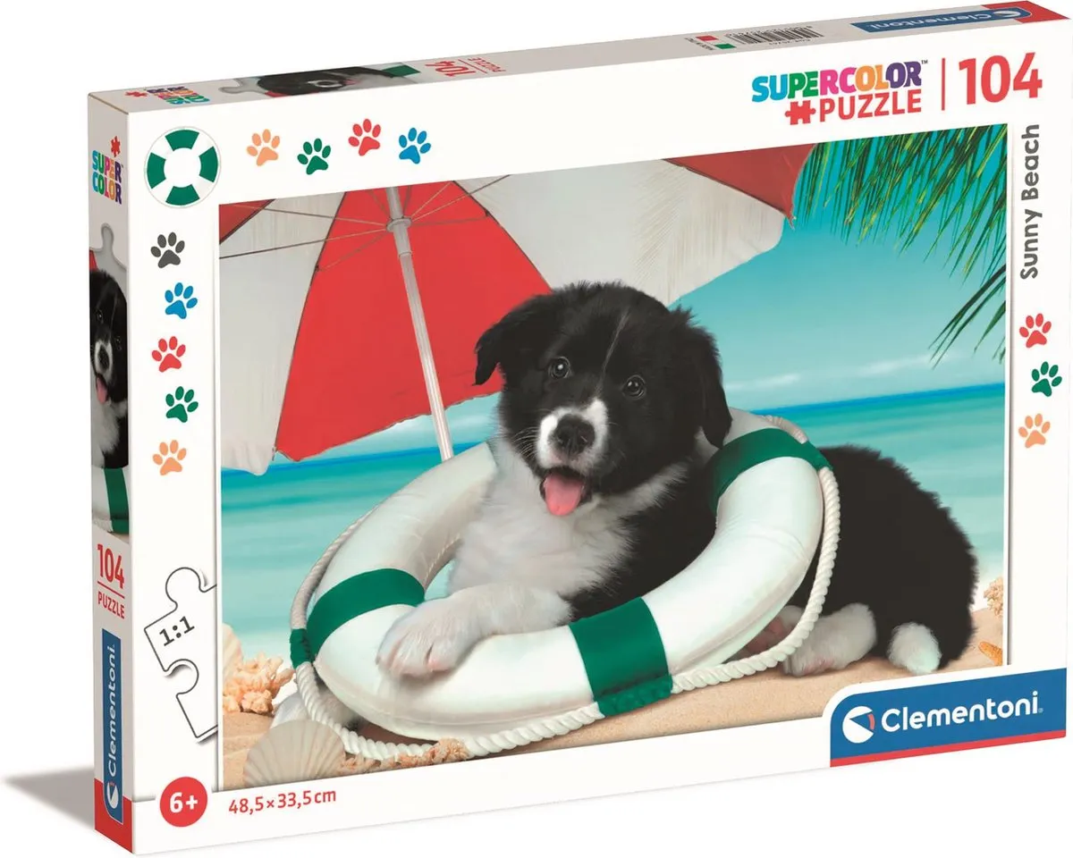Clementoni Puzzel 104 Stukjes Fotografische Dieren